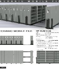 Mobile File Alba Mekanik MF AUM 3-05 B ( 180 Compartments )